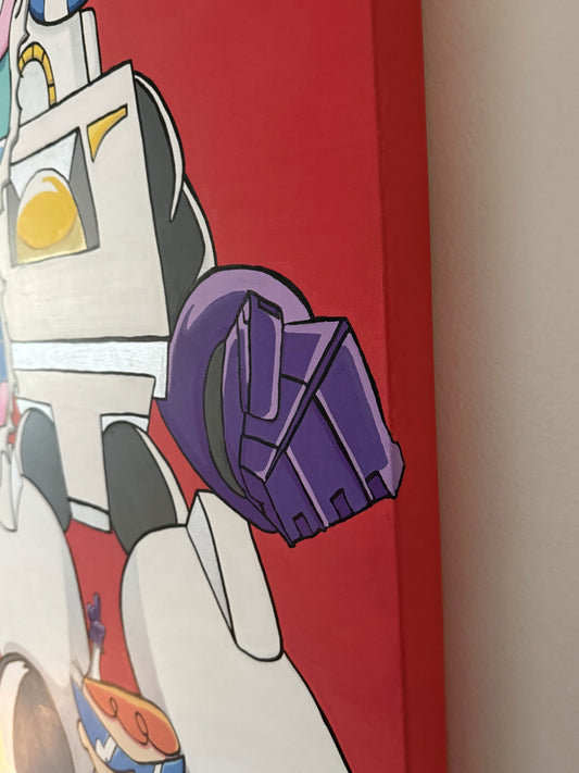 "Dexto 2 Stacks" Painting