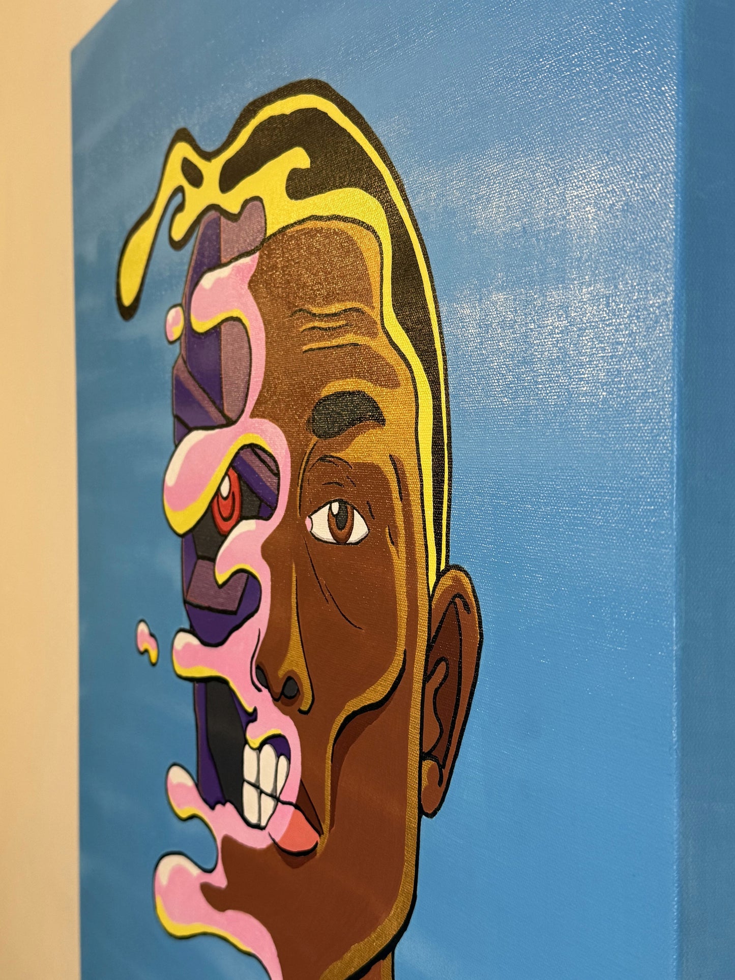 "For Real/ Pharrell" Painting