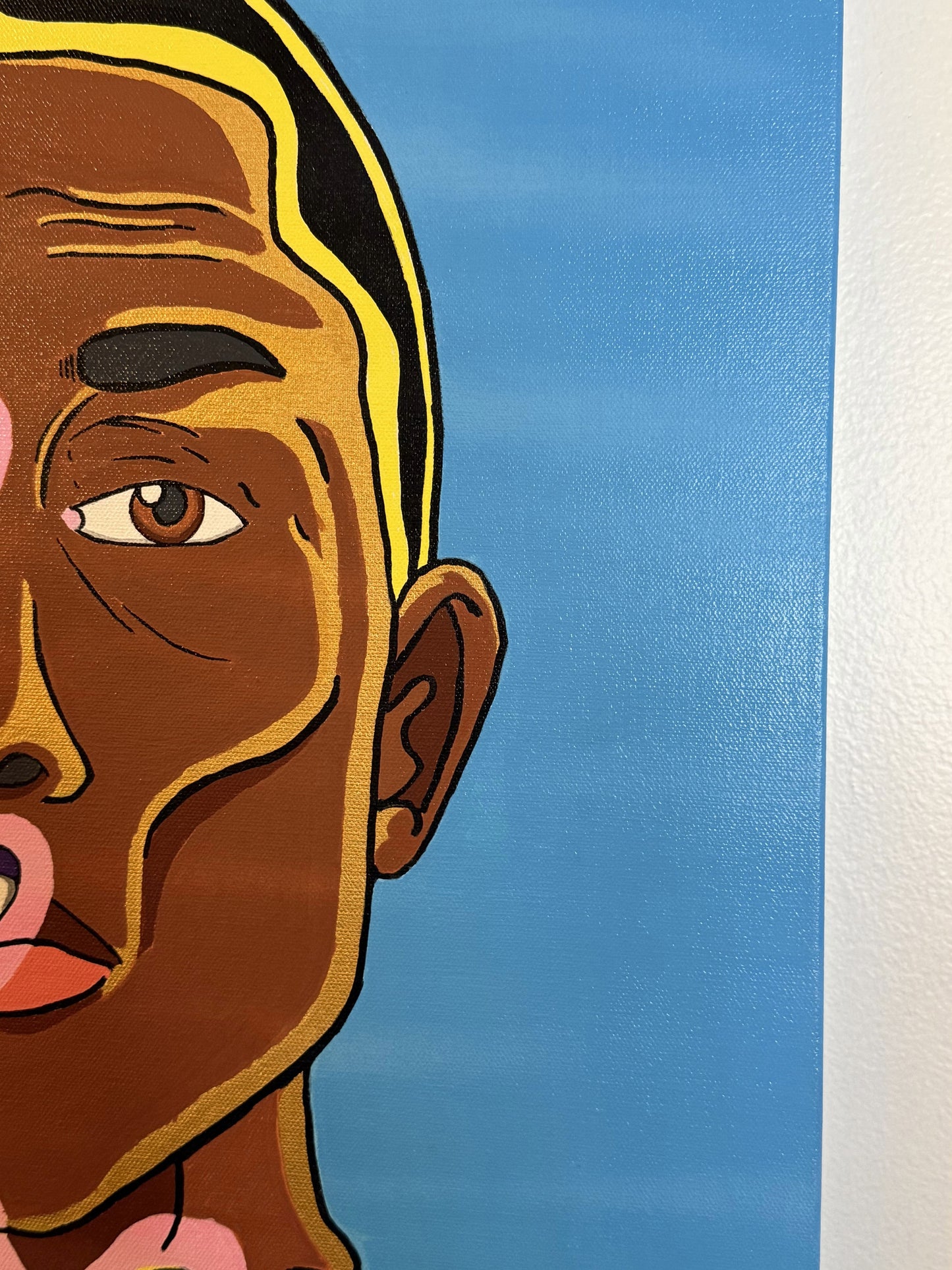 "For Real/ Pharrell" Painting