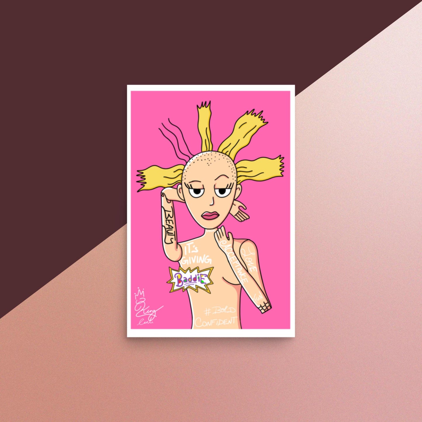 "Baddie Cynthia" Print